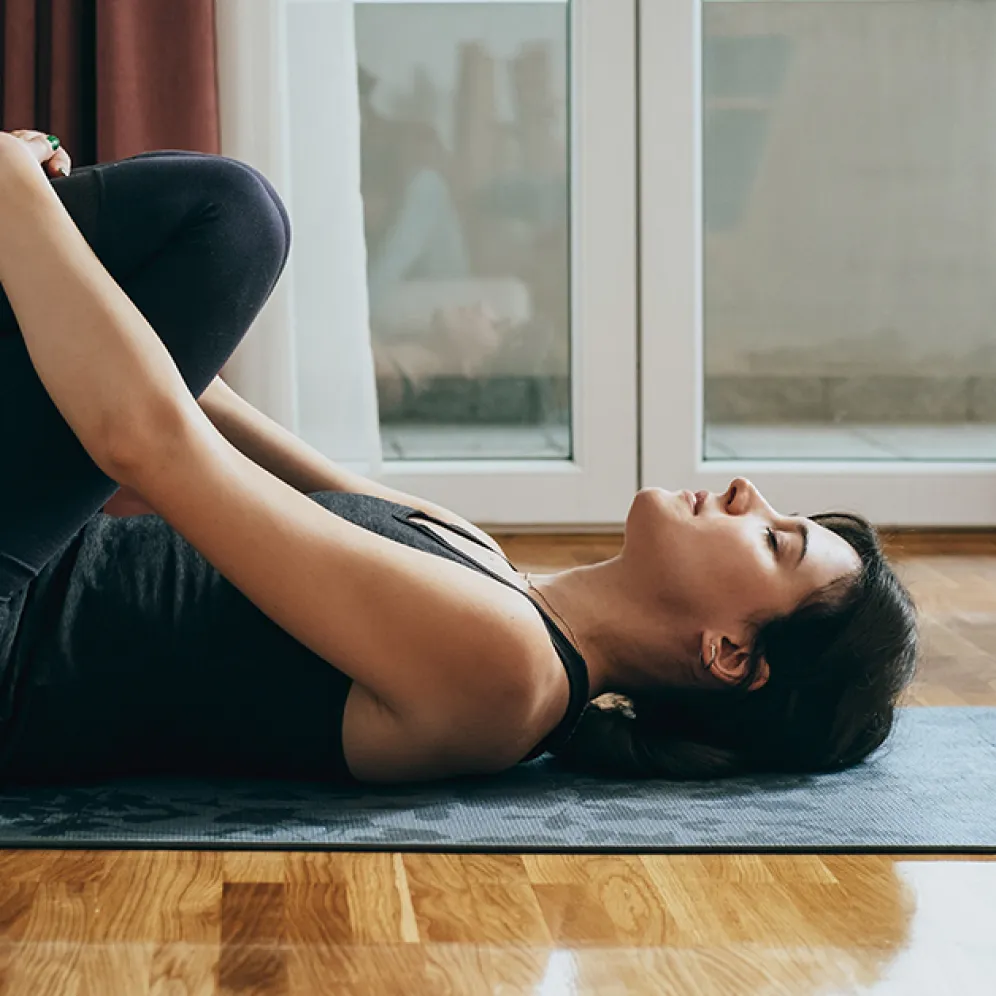woman-streching